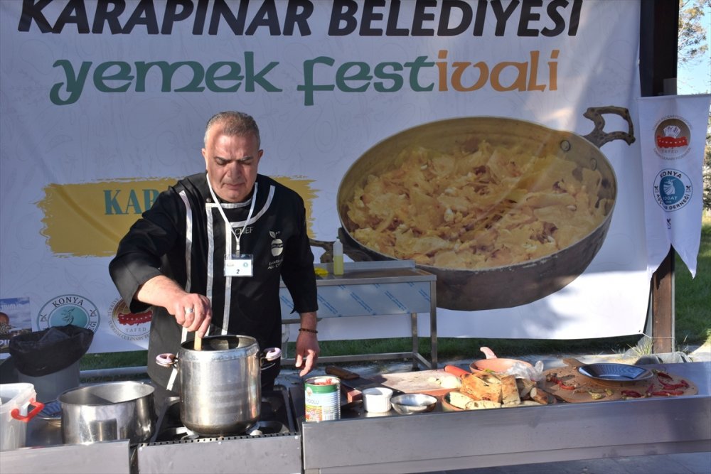 Konya'da babaananne, liseli ve esnaf yemekleri yarıştı