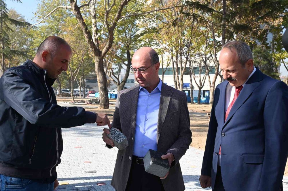 Selçuklu Cem Sultan Parkında çalışmalar sürüyor