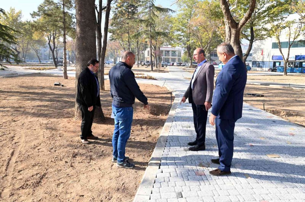 Selçuklu Cem Sultan Parkında çalışmalar sürüyor