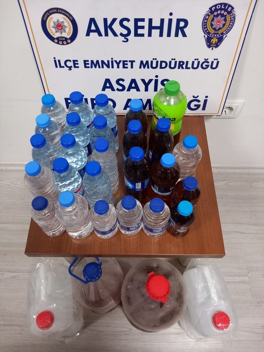 Konya'da yılbaşı öncesi sahte içki operasyonu! Bir kişi tutuklandı