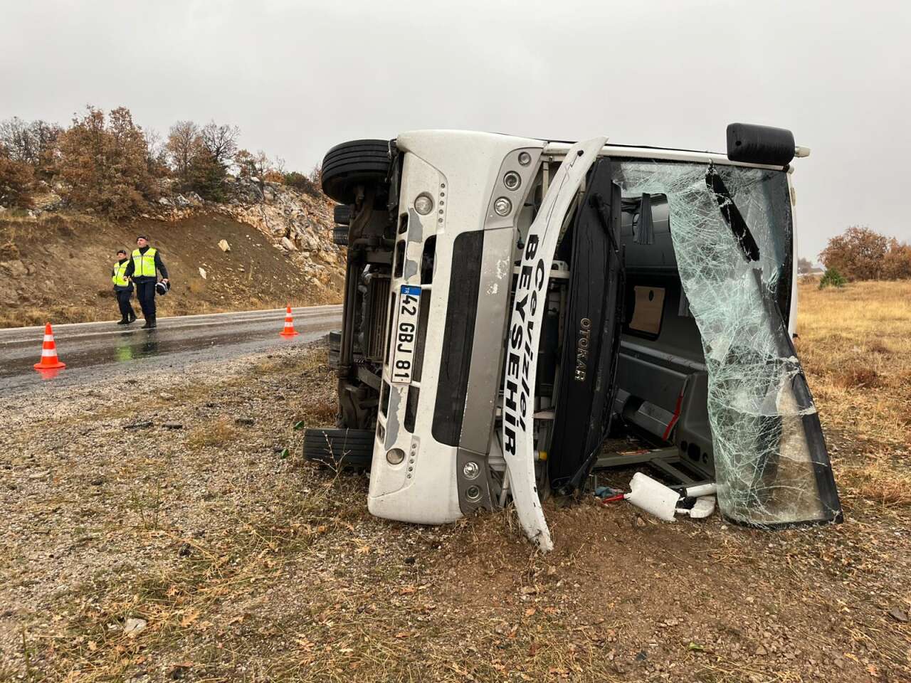 konyada-ogrenci-servisi-devrildi-31-yarali-var