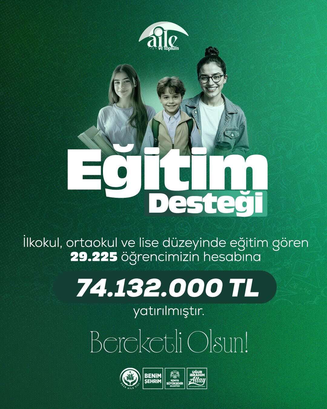 konya-buyuksehirden-29-bin-ogrenciye-egitim-destegi-odemesi