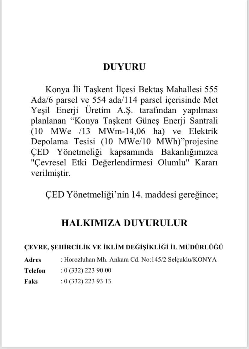 konya-taskentte-ges-icin-ced-olumlu-karari-verildi