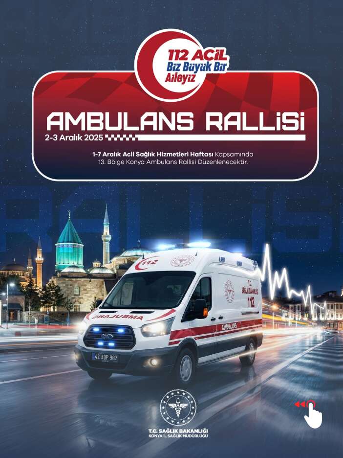 konyada-ambulans-rallisi-yapilacak