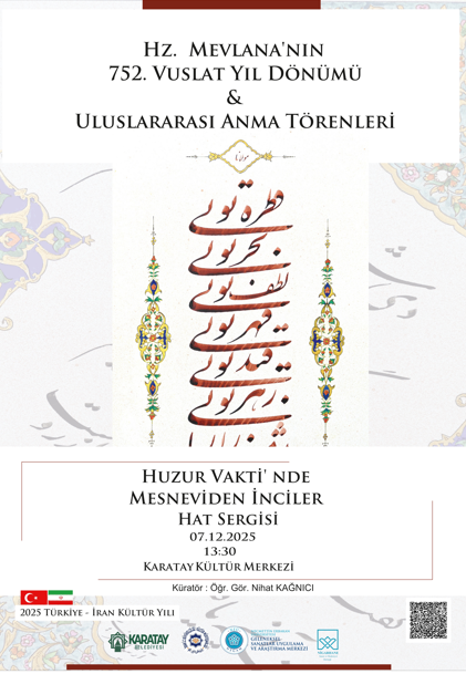 konyada-vuslata-ozel-hat-sergisi-yapilacak