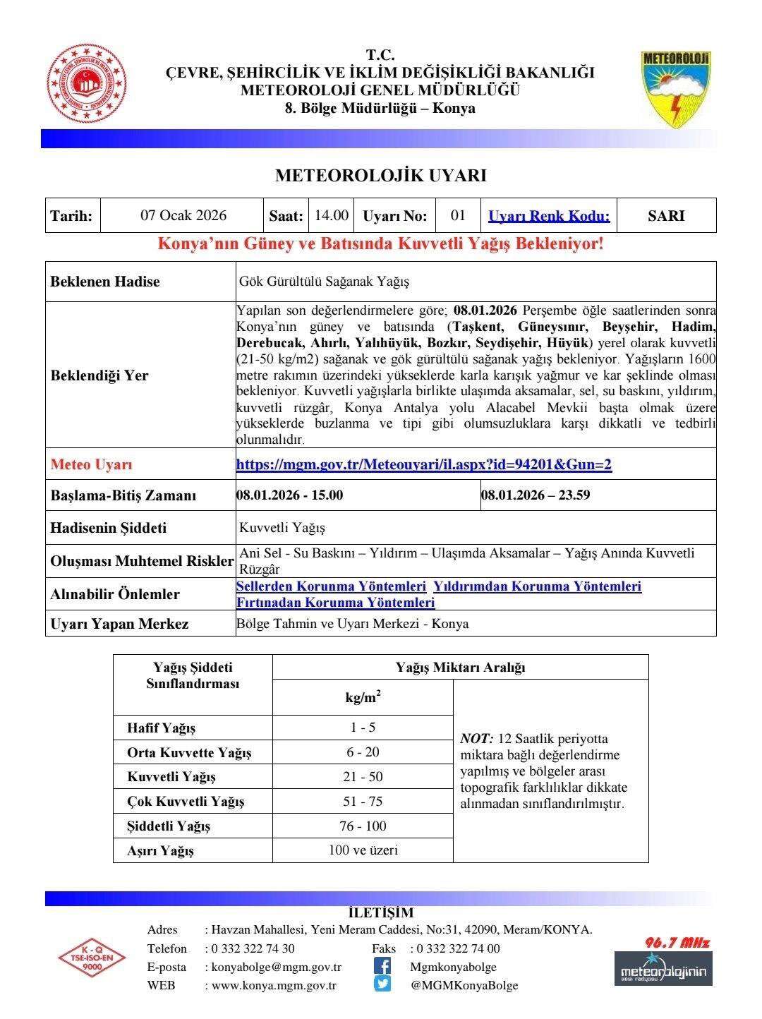 konyaya-bir-uyari-da-valilikten-10-ilceye-kuvvetli-yagis-bekleniyor