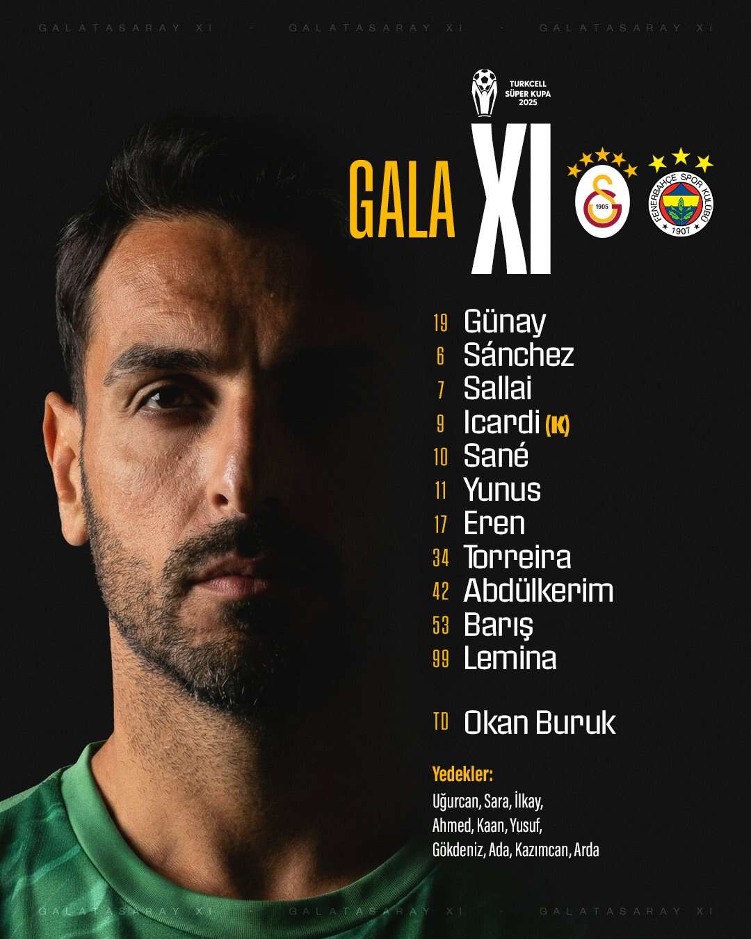 derbi-oncesi-fenerbahce-ve-galatasarayin-ilk-11i-belli-oldu