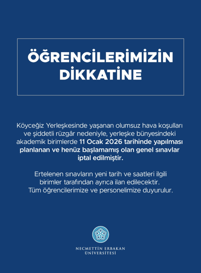 necmettin-erbakan-universitesinde-sinavlar-iptal-edildi