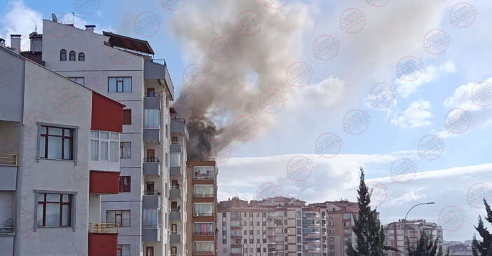 konyada-9-katli-binada-yangin-panigi