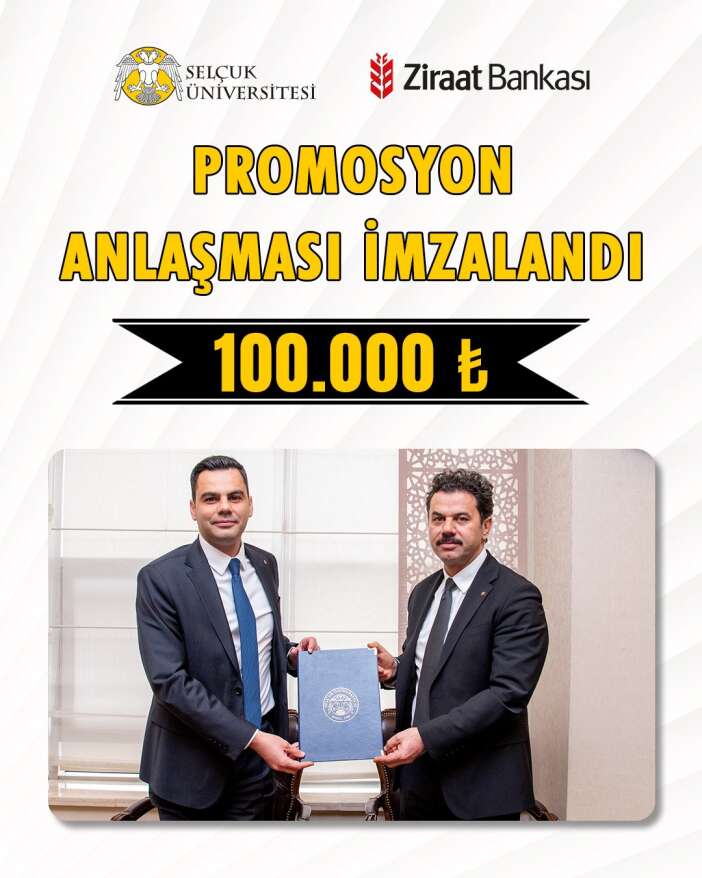 selcuk-universitesi-personeline-100-bin-tl-promosyon-mujdesi