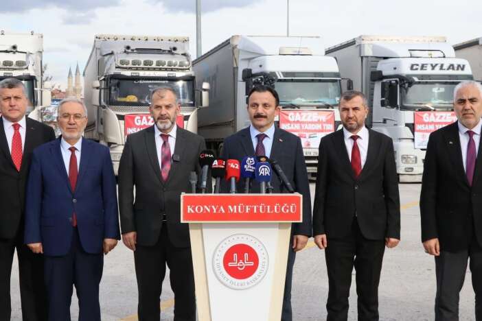 gazzeye-konyadan-15-tir-insani-yardim-gonderildi