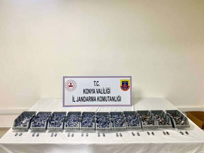 konyada-son-3-ayda-cok-sayida-silah-ve-parcasi-ele-gecirildi