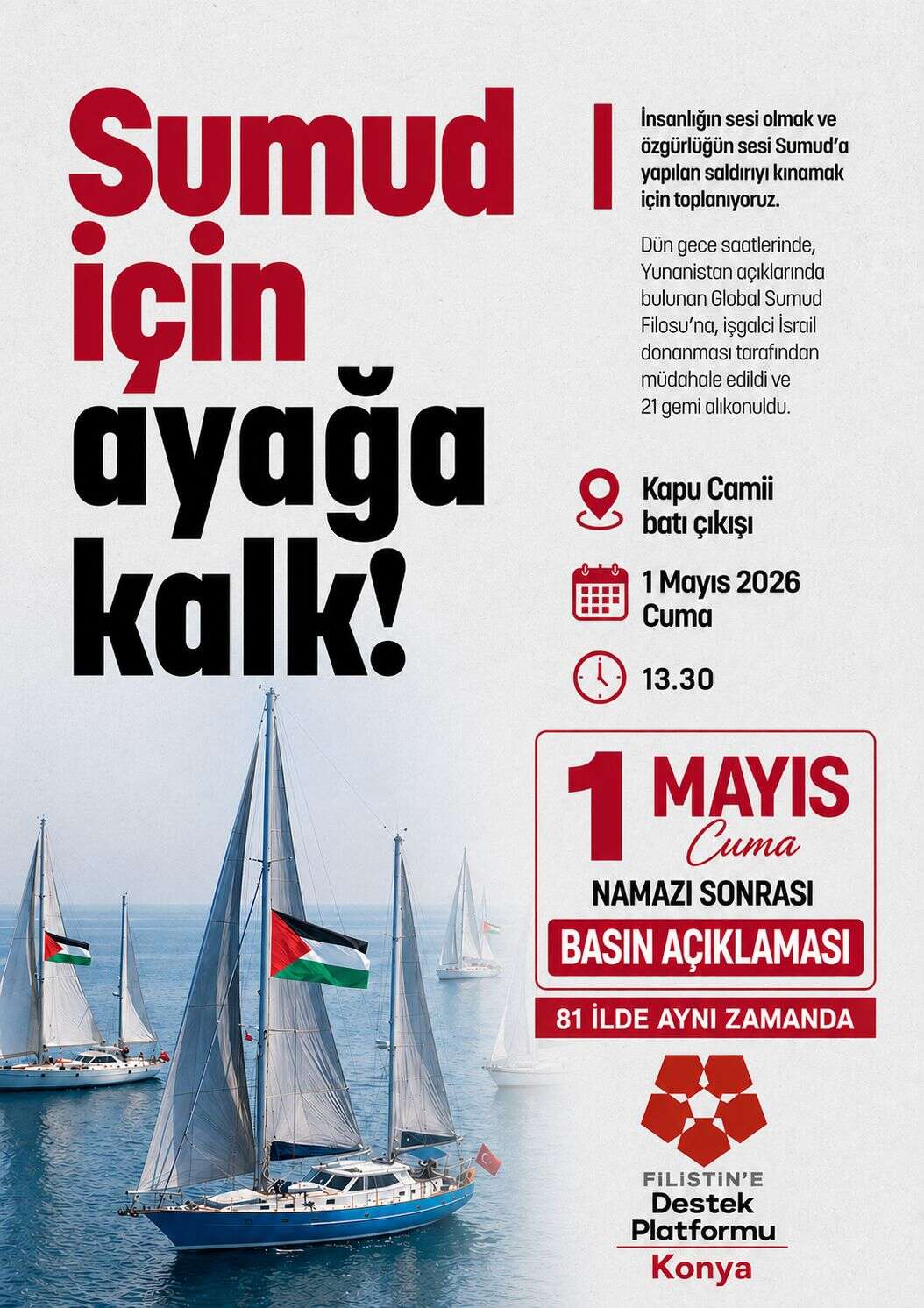 konyalilar-kuresel-sumud-aktivistleri-icin-ses-yukseltecek