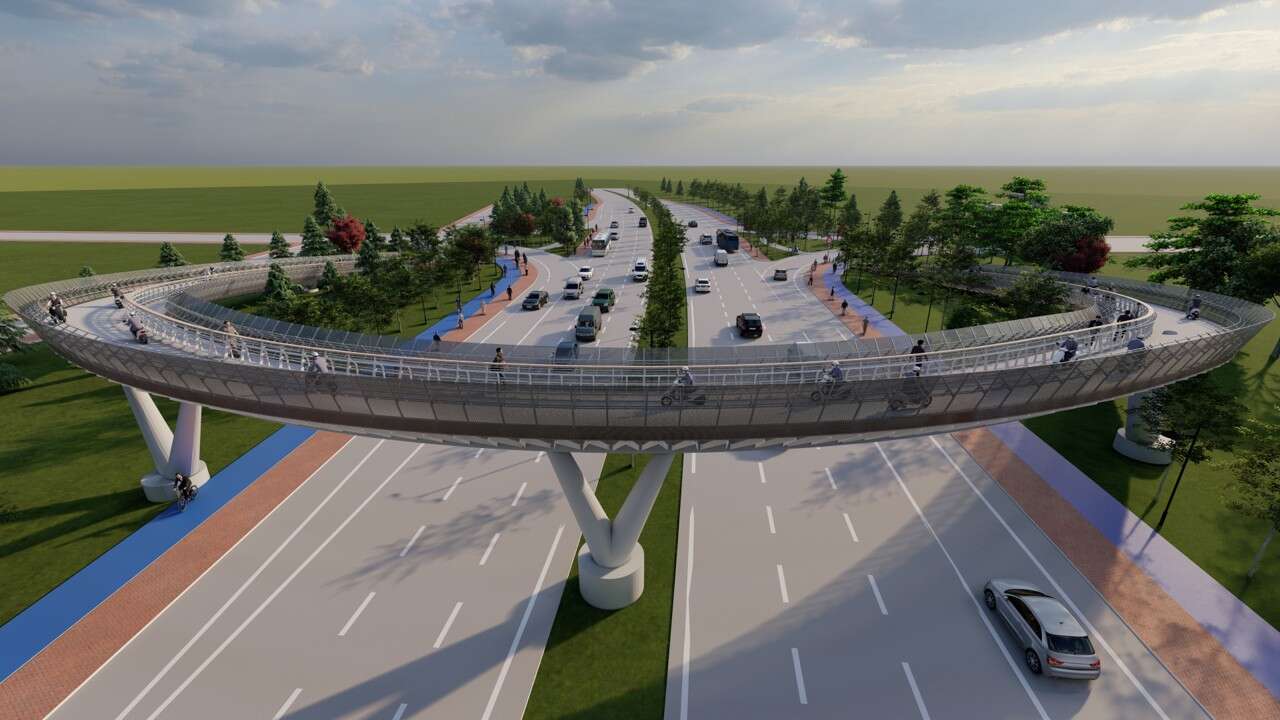 konya-trafiginin-aksadigi-noktaya-buyuksehir-ust-gecit-yapiyor-calisma-basladi