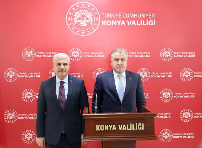 bakan-bak-konya-valiliginde-spor-yatirimlari-masaya-yatirildi