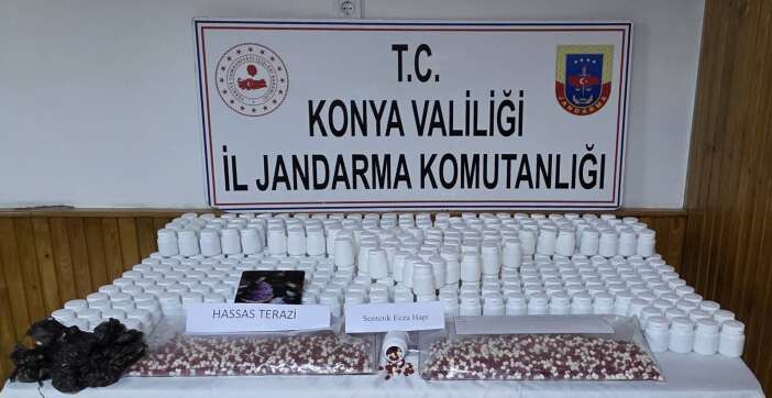 konyada-24-binden-fazla-uyusturucu-hap-ele-gecirildi