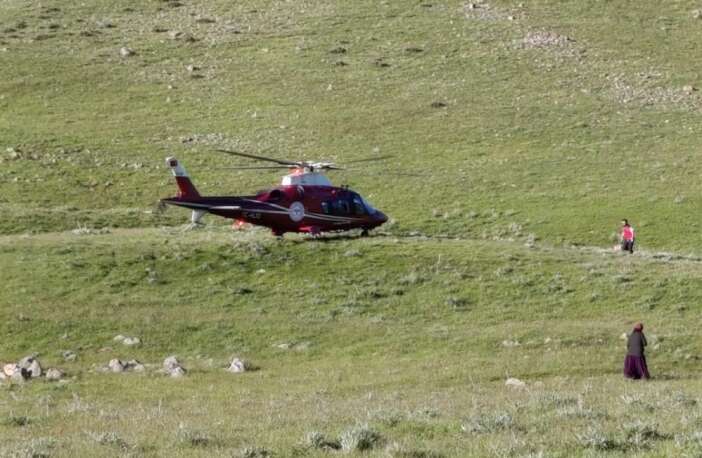 konyada-daglik-arazide-motokros-kazasi-helikopter-ambulans-havalandi