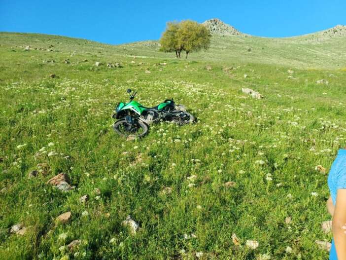 konyada-daglik-arazide-motokros-kazasi-helikopter-ambulans-havalandi