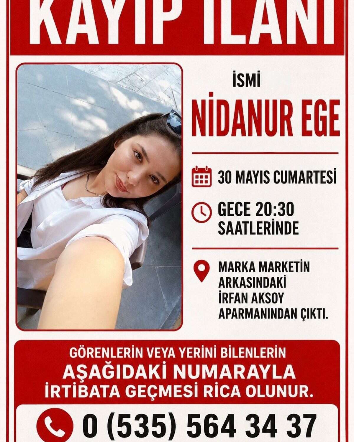 konya-ereglide-kayip-genc-kiz-nidanur-ege-araniyor
