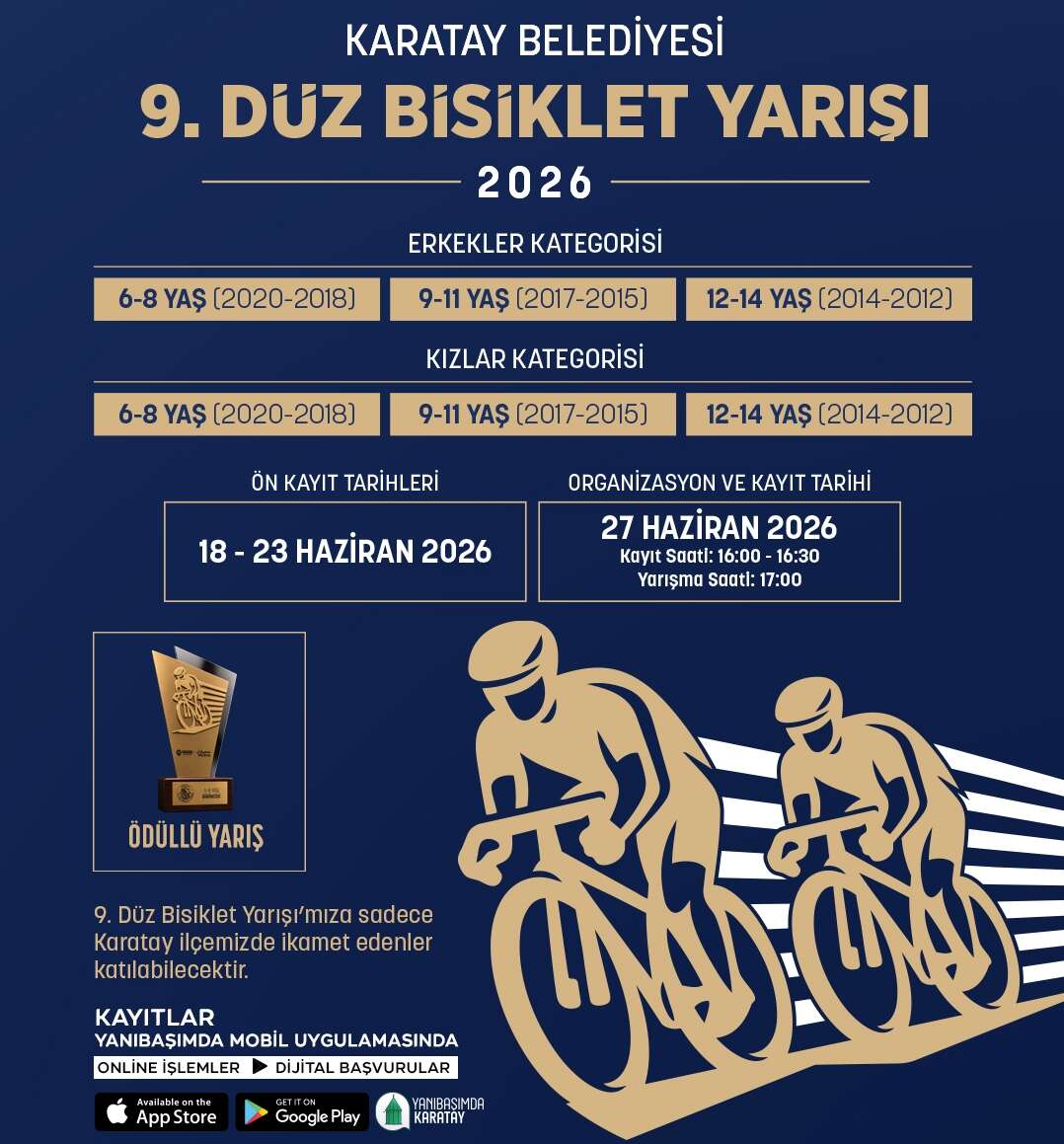 konyada-odullu-duz-bisiklet-yarisi-kayitlar-basladi