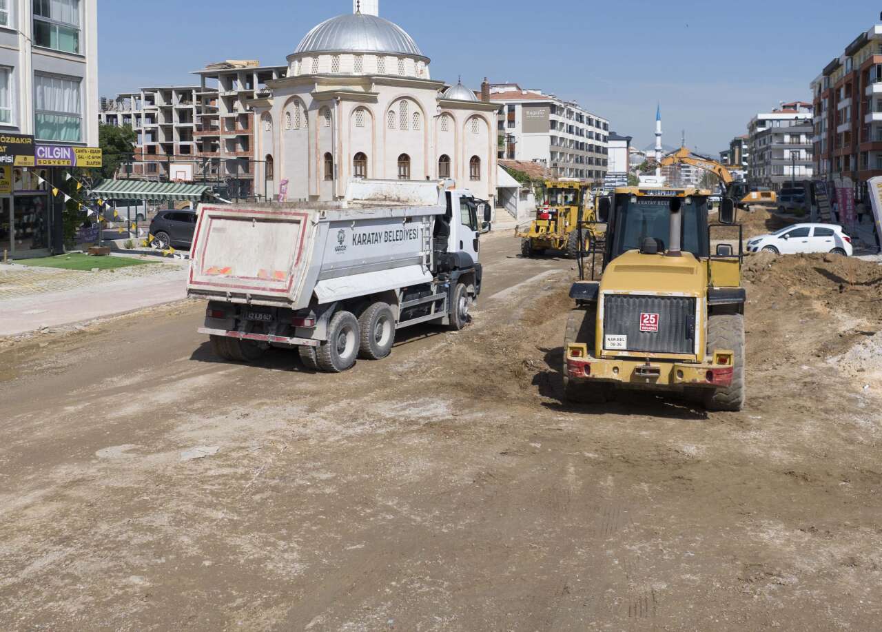 konya-karatayda-2-kilometrelik-cadde-yenileniyor