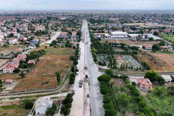 konyada-10-kilometrelik-cadde-bastan-sona-yenileniyor