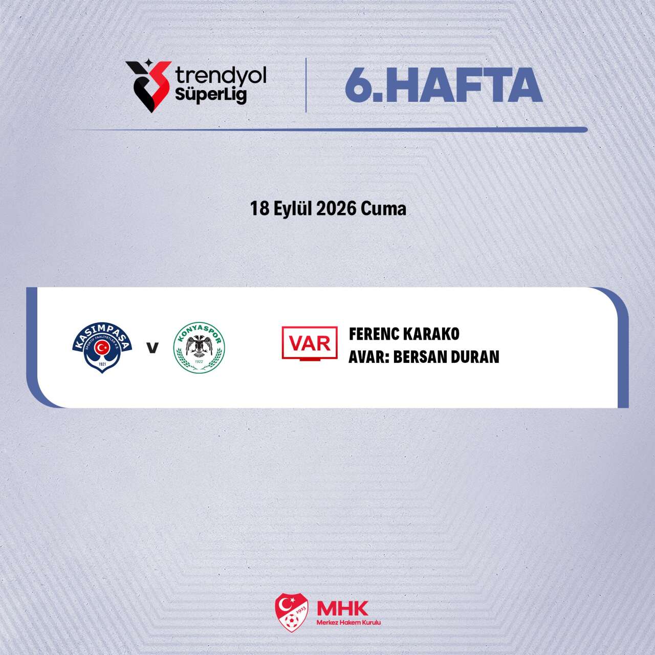 konyaspor-kasimpasa-macinda-macar-hakem-gorev-yapacak