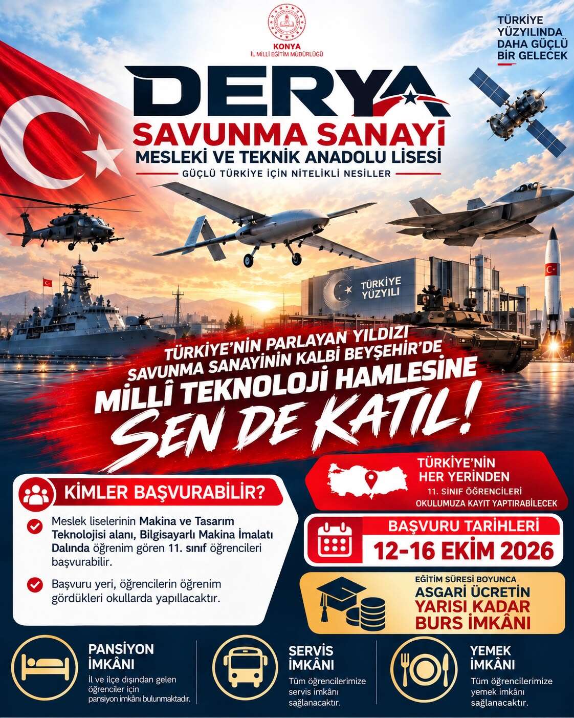 konya-savunma-sanayi-lisesinde-basvuru-zamani-burs-yemek-ve-yurt-destegi-var