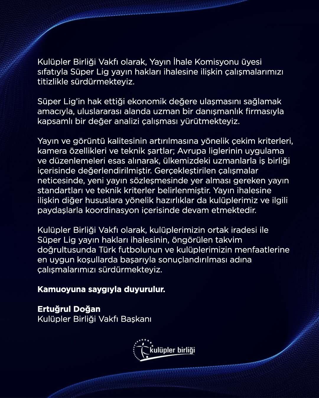 kulupler-birligi-duyurdu-super-lig-yayin-ihalesinde-avrupa-ligleri-ornek-alindi